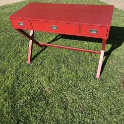 Desk Red Writing Desk 