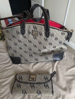 Dooney & Bourke Monogram Tote Bag with Wallet