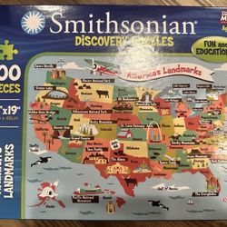 Smithsonian Discovery Puzzles - America’s Landmarks 100 Pieces
