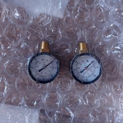Brand New Never Used 300 Psi/21bar Pressure Gauges