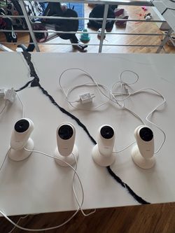 5 Victure WiFi Indoor Security Cameras – Complete Set w/ Power Adapters