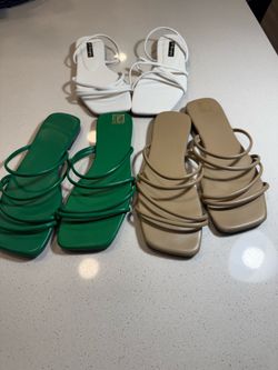 Strappy Slide Sandals