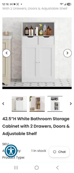 Bathroom storage cabinet