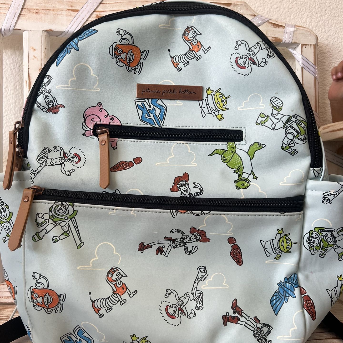 Petunia pickle bottom toy story diaper bag sale