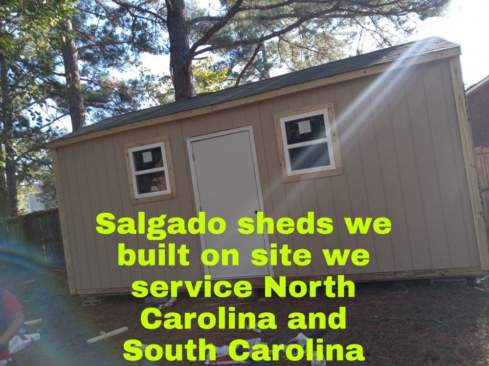 Salgado Sheds We Built On Site 