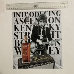 Bob Dylan “Playing Guitar” Heaven’s Door Magazine Ad