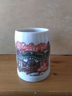 VINTAGE OKTOBERFEST BEER STEIN