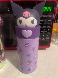 Kuromi Character Water Bottle and tumbler
