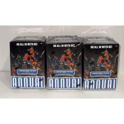 (3) 2026 Upper Deck DC Annual Blaster Boxes - 3 Box Lot - Brand New Factory Sealed DC Comics Trading Cards Value Boxes NEW