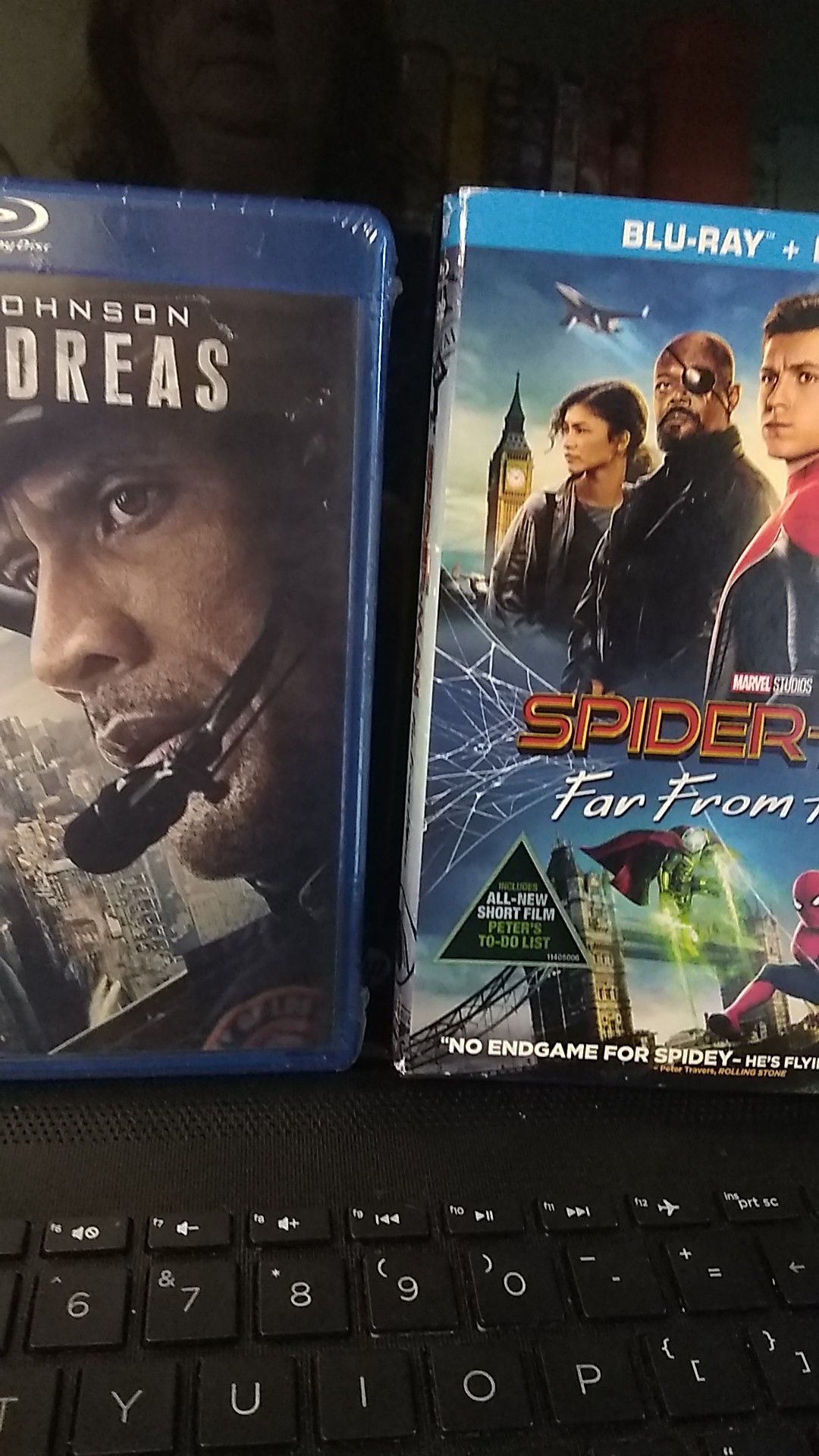 Brand new blu-ray Spider-Man and San Andreas