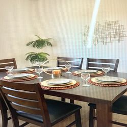 Dining Table And Six Chairs