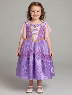 Girls Rapunzel Princess Costume Dress size 5/6