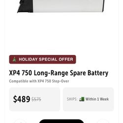 Lectric XP4 Spare Battery Never Used 