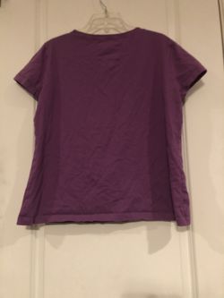 Disney Store XL Tinkerbell purple t shirt women 🥳includes free gift ! Thumbnail