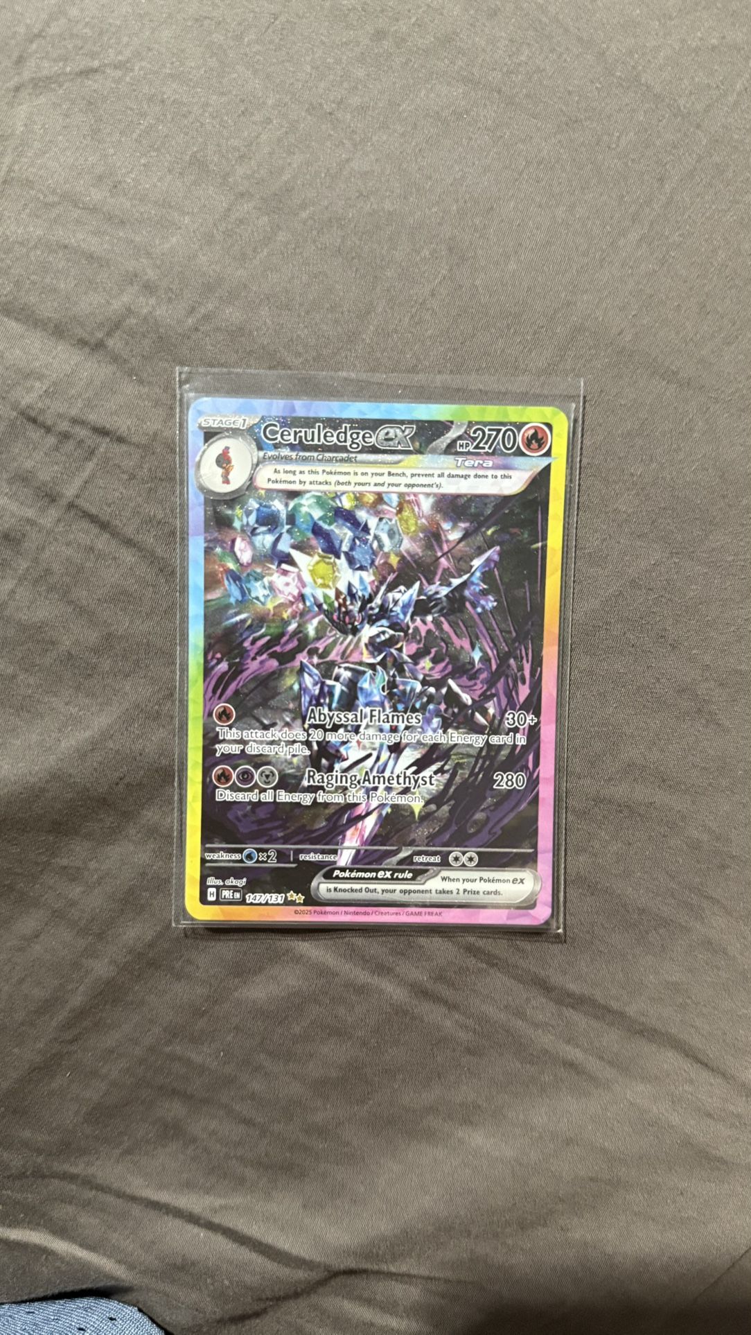 Ceruledge EX Prismatic Evolutions #147