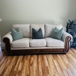 Cindy Crawford Home Key West Palms Sand Sofa