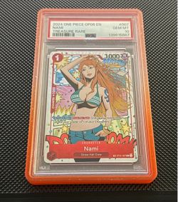 One Piece OP06 Nami Treasure Rare PSA 10