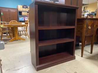 Dark Brown Open Bookcase