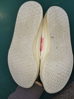 Used Veja Campo Sneaker White Rouille pink Size 40/9 h21c 100s 2.3lb &K61