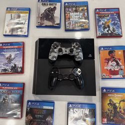 PS4 Good Working Condition & Great Game Library