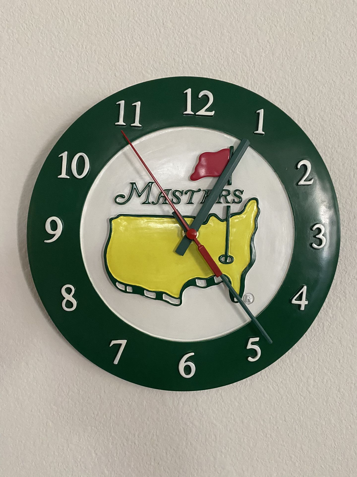 The Masters Tournament Golf Wall Clock
