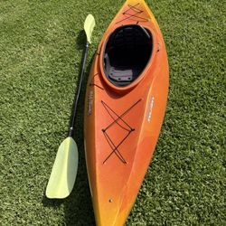 Old Town Kayak With Upgraded Paddle 