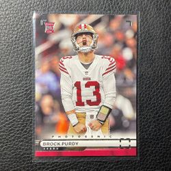 2022 Brock Purdy Chronicles Photogenic Rookie Rookie Card #PH36. San Francisco 49ers