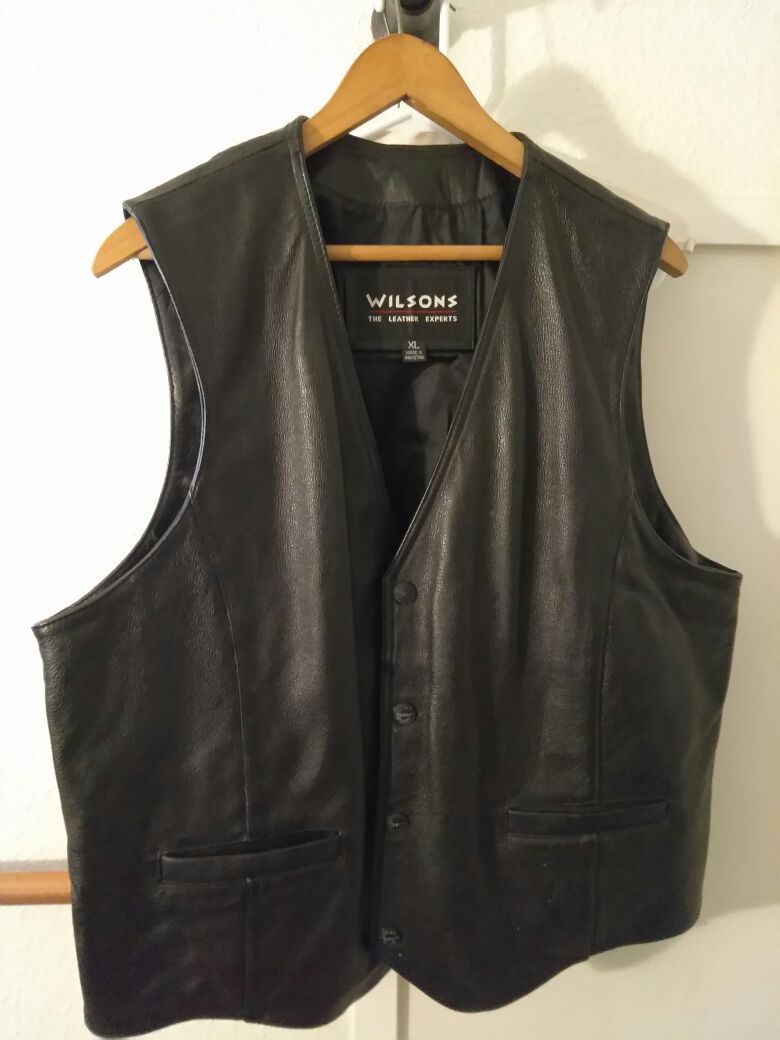 Wilson leather vest xl