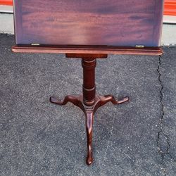 Walnut Music Stand with Adjustable Angles