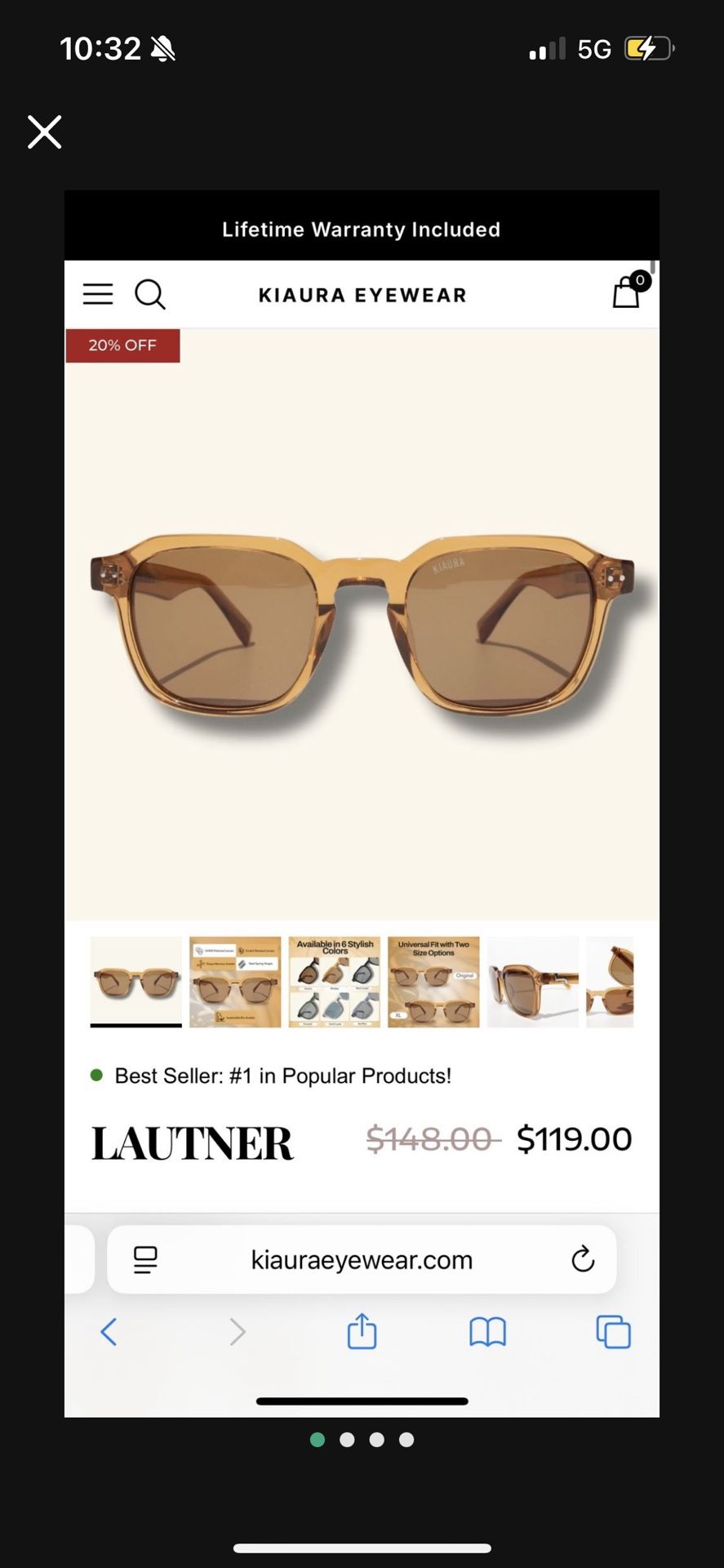 Kiaura Lautner Sunglasses