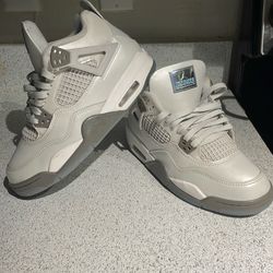 Air Jordan 4 GS "Photon Dust/Blue Chill"