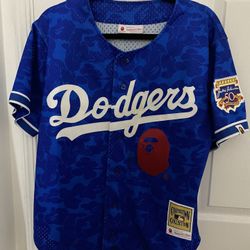 Dodgers Bape Mitchell And Ness Jersey for Sale in Pumpkin Center CA OfferUp
