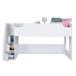 FREE - South Shore Mobby Twin Loft Bed with Stairs