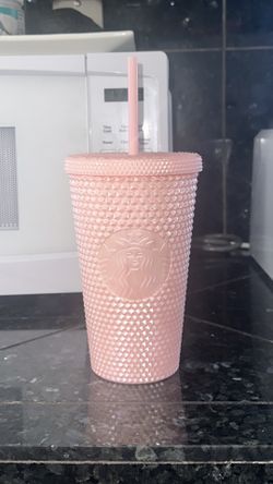 Grande Pink Rare Studded Starbucks Tumbler