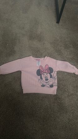 Minnie Mouse 12month Pink Sweater