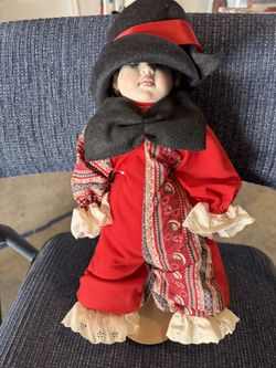 Porcelain Clown Doll