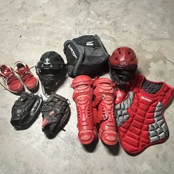Catcher Equipment. Tball/Coach Pitch