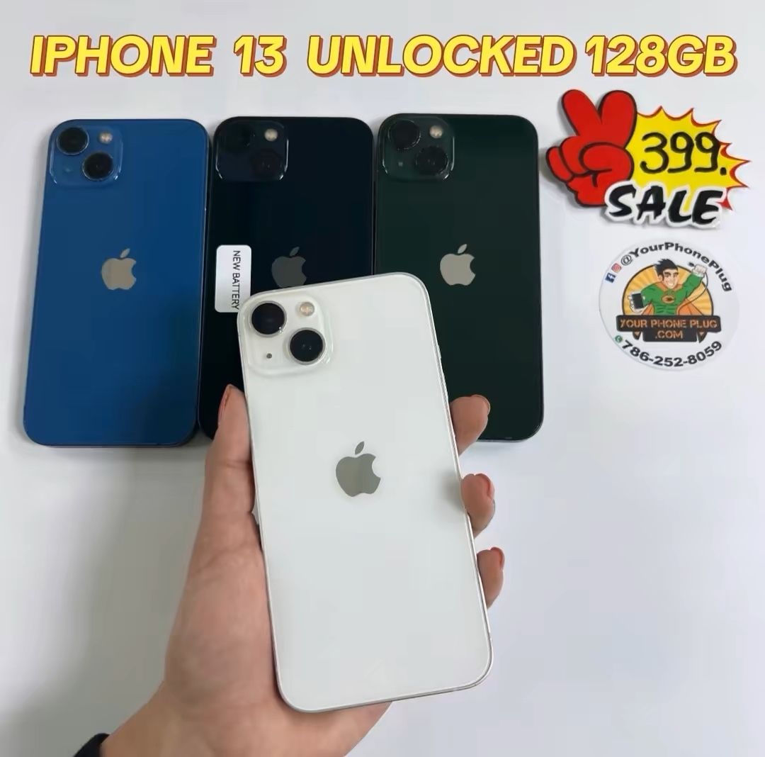 IPHONE 13 UNLOCKED 128GB ( Limited Stock )