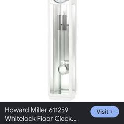 Howard Miller 611259 Whitelock Floor Clock 611259 Gloss White