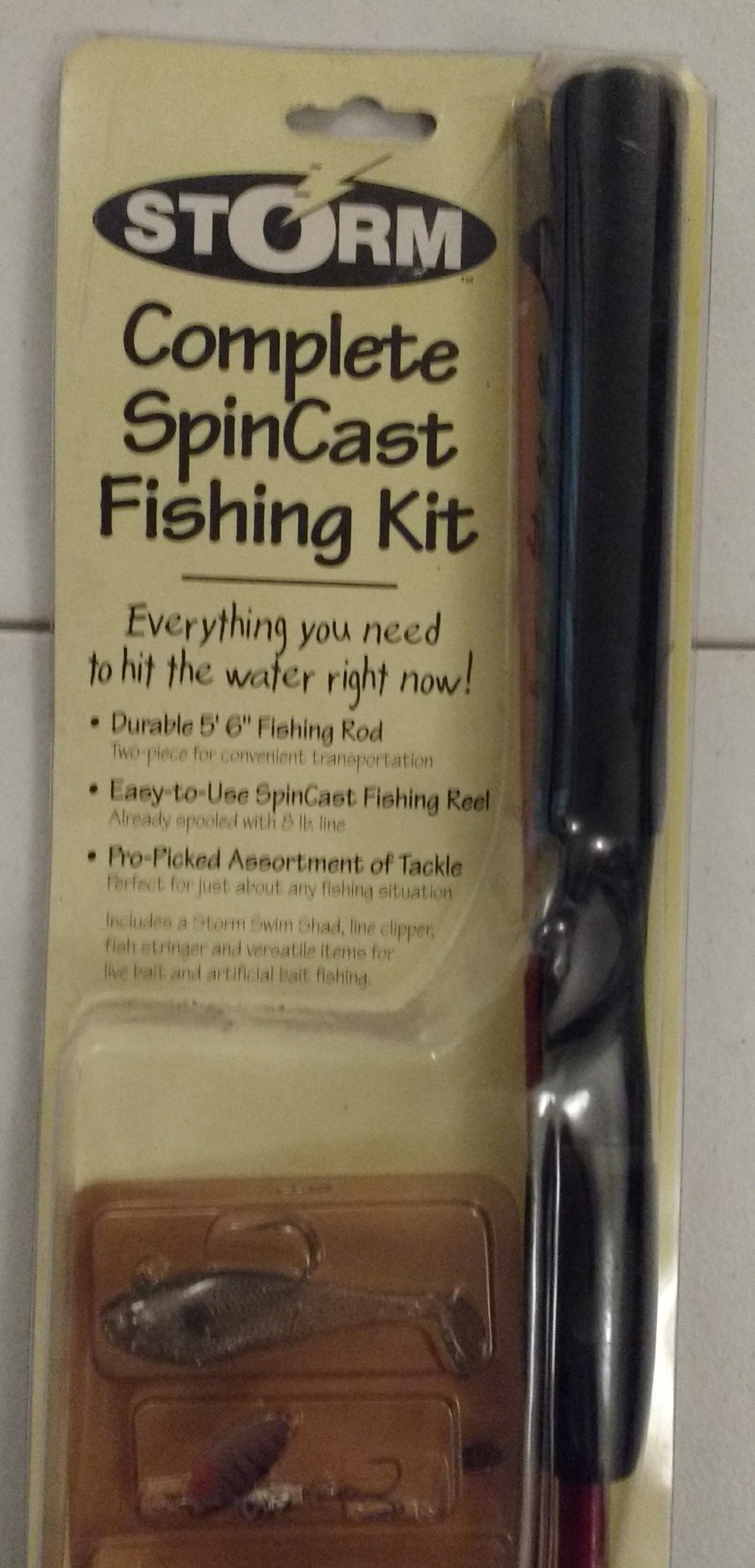 Storm complete spincast fishing kit for Sale in Minneapolis, MN - OfferUp