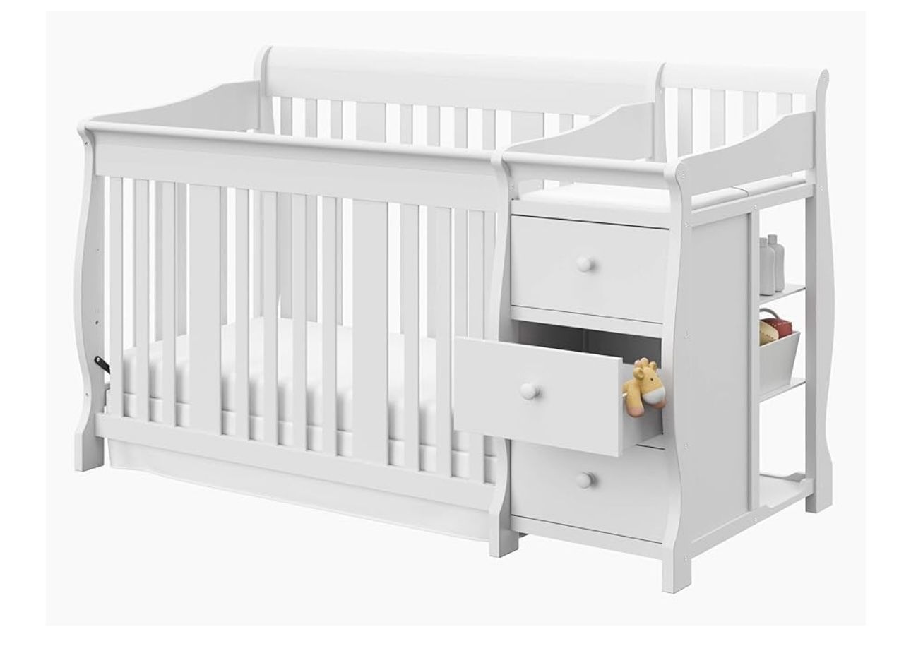 White Convertible Crib