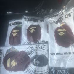 BAPE T-Shirts Bundle – Authentic A Bathing Ape Tees