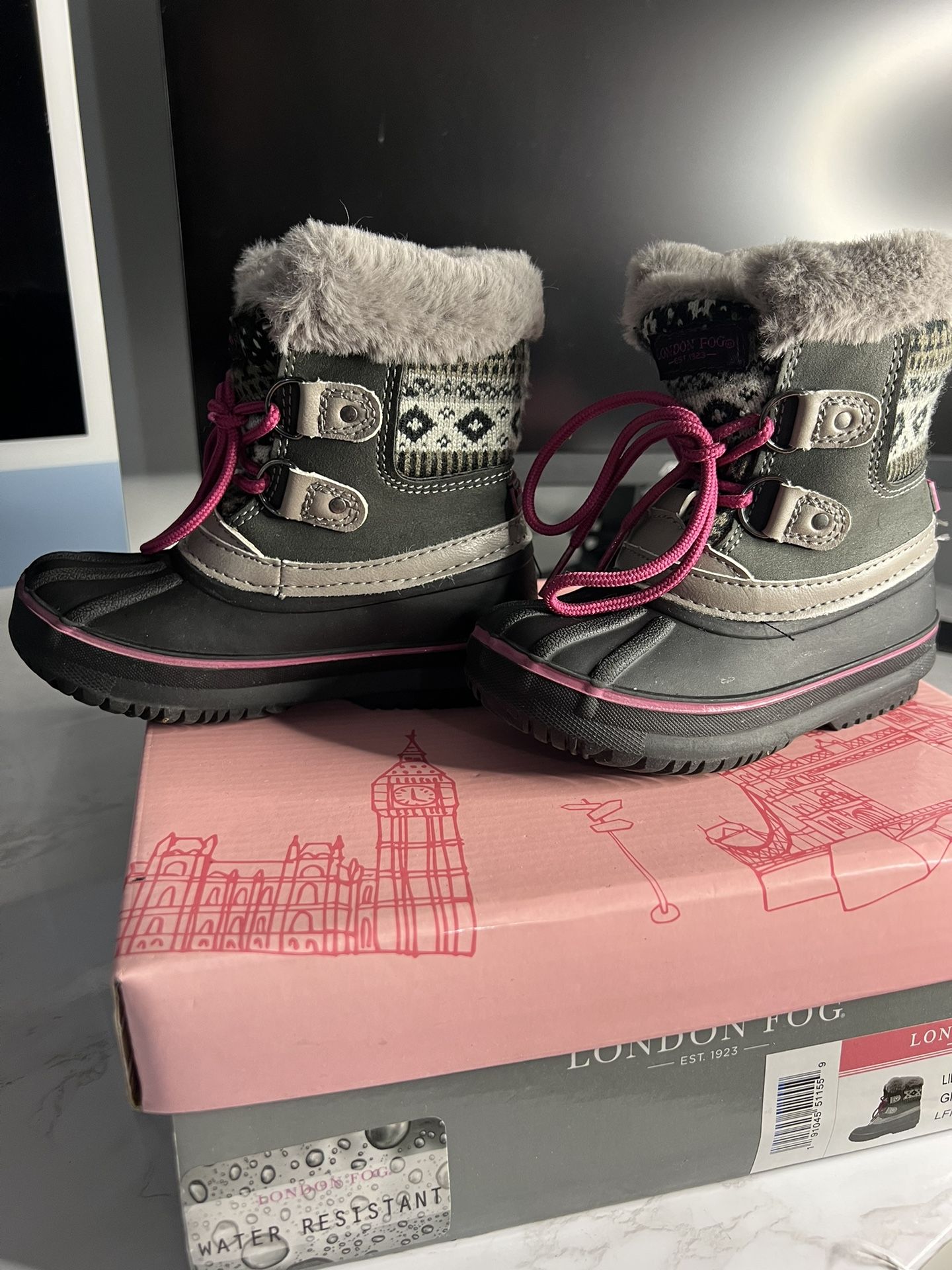 London Fog Toddler Rain And Snow Boots 