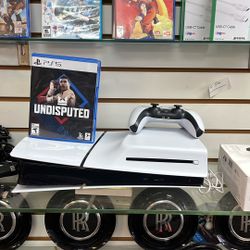 Sony PS5 SLIMDisk Edition With Remote And 1 Game Great Condition!!!