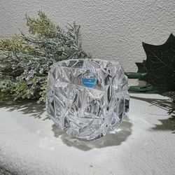 TIFFANY &CO. Rock Cut VOTIVE Crystal GERMANY