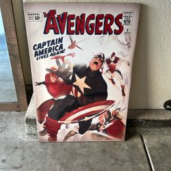 The Avengers Comic Canvas Poster 