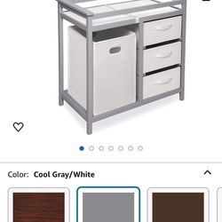 Badger Basket Modern Baby Changing Table