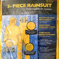 3-Piece Rainsuit & Poncho