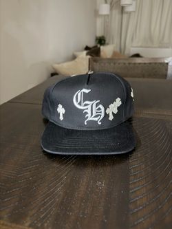 Black Chrome heart hat