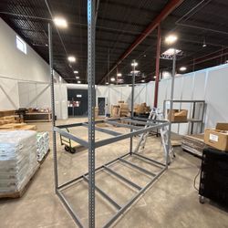 Title: Pallet Racking 120×96×48 — Frames+Beams — NO Decking (Adjustable)